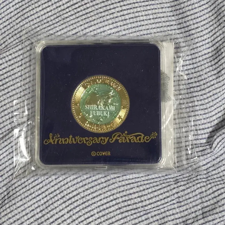 [BUNJANG] Shirakami Fubuki 2025 1st Generation Anniversary Commemorative Coin (Sealed) / 2025 1기생 애니버서리 시라카미 후부키 기념주화