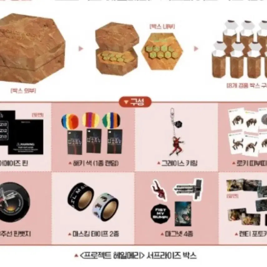 [BUNJANG] Project Hail Mary Surprise Box Merchandise / 프로젝트 헤일메리 서프라이즈 박스 굿즈