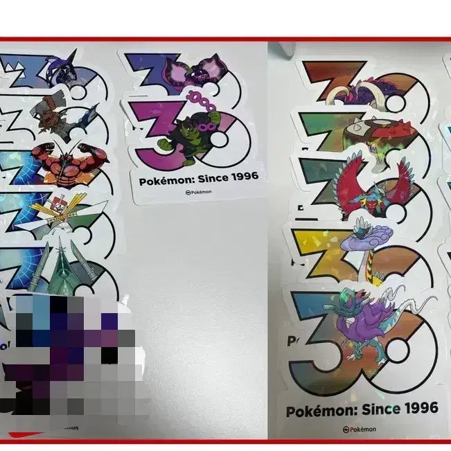 [BUNJANG] Pokemon 30th Anniversary Stickers: Legendary &amp; Paradox / 포켓몬 30주년 스티커 전설, 패러독스
