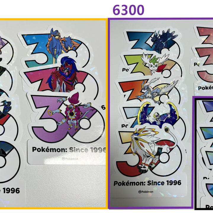 [BUNJANG] Pokemon 30th Anniversary Stickers: Legendary &amp; Paradox / 포켓몬 30주년 스티커 전설, 패러독스