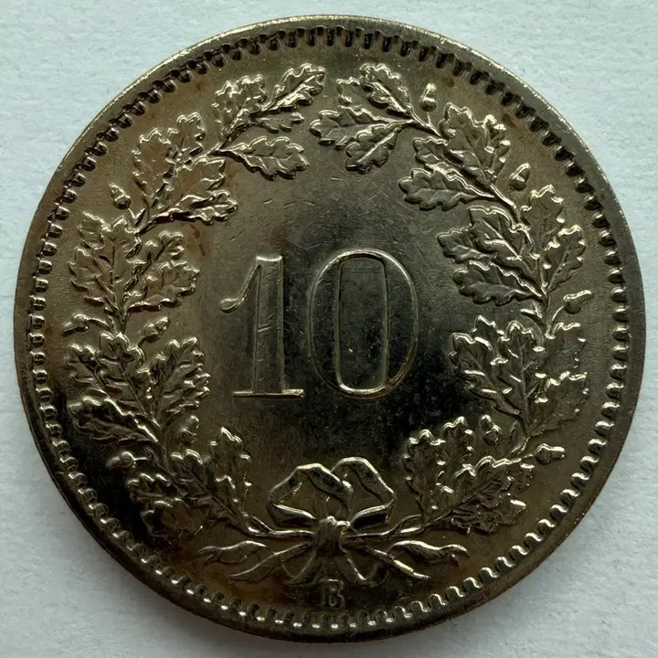 [BUNJANG] 1969 Swiss 10 Rappen Coin / 1969년 스위스 10라펜 동전 S3315