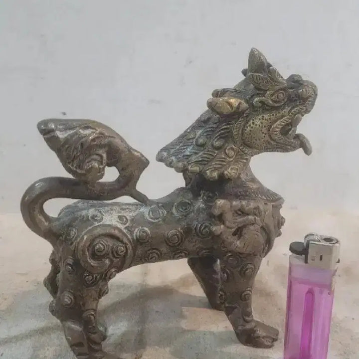 [BUNJANG] Small Bronze Giraffe Figurine / 소형 브론즈  / 상상의 동물 기린