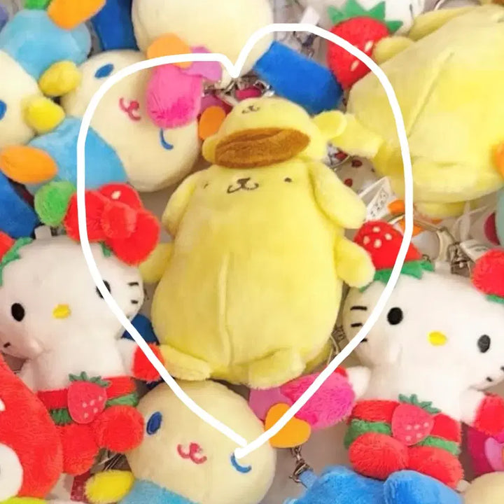 [BUNJANG] Loris Farm Pompompurin Plush Charm / 로리즈팜 폼폼푸린인형