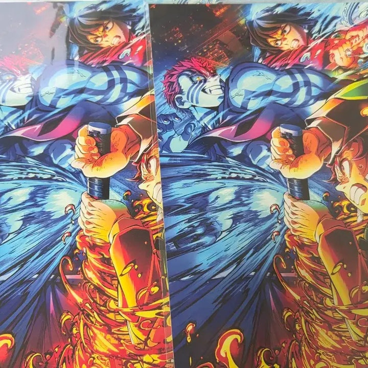 [BUNJANG] Demon Slayer: Mugen Train Arc Key Visual Board A5 / 귀멸 무한성 키비주얼 보드
