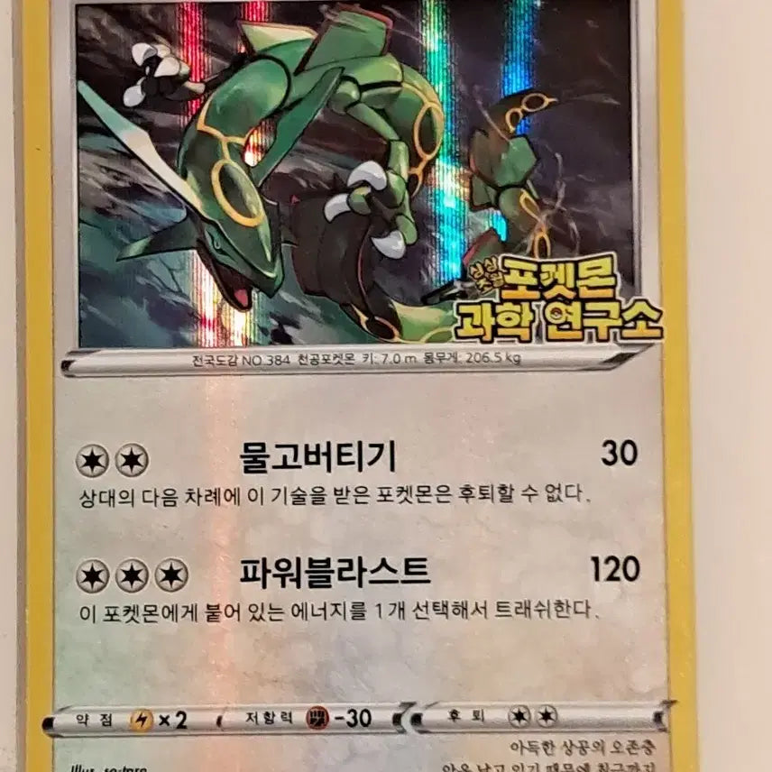 [BUNJANG] Rayquaza Promo Card / 레쿠쟈 프로모 팔아요
