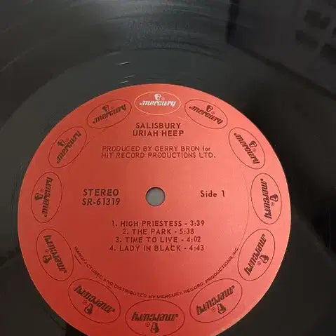 [BUNJANG] Uriah Heep Salisbury 2nd Studio Album 1971 US First Pressing Vinyl Record / Uriah Heep " Lady In Black "