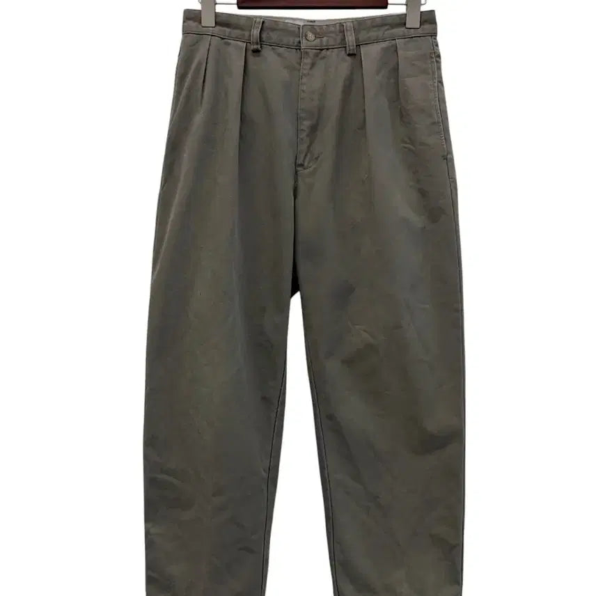 [BUNJANG] Polo Ralph Lauren Cotton Pants Khaki Grey Size 30 / 00년대 폴로 코튼팬츠 면바지 카키그레이 (30)