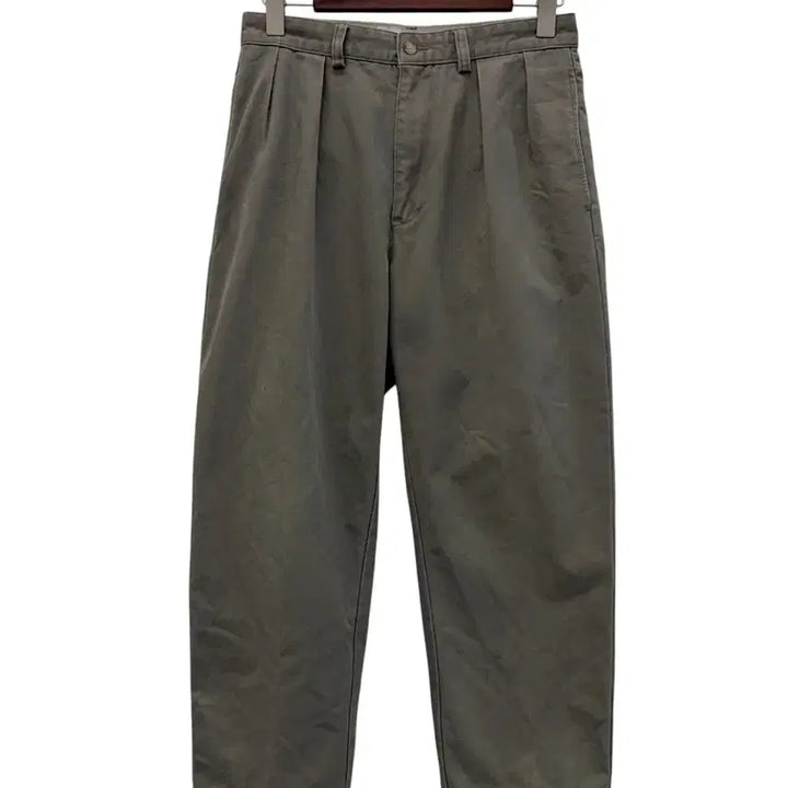[BUNJANG] Polo Ralph Lauren Cotton Pants Khaki Grey Size 30 / 00년대 폴로 코튼팬츠 면바지 카키그레이 (30)