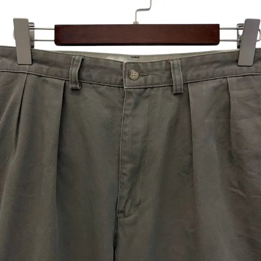 [BUNJANG] Polo Ralph Lauren Cotton Pants Khaki Grey Size 30 / 00년대 폴로 코튼팬츠 면바지 카키그레이 (30)