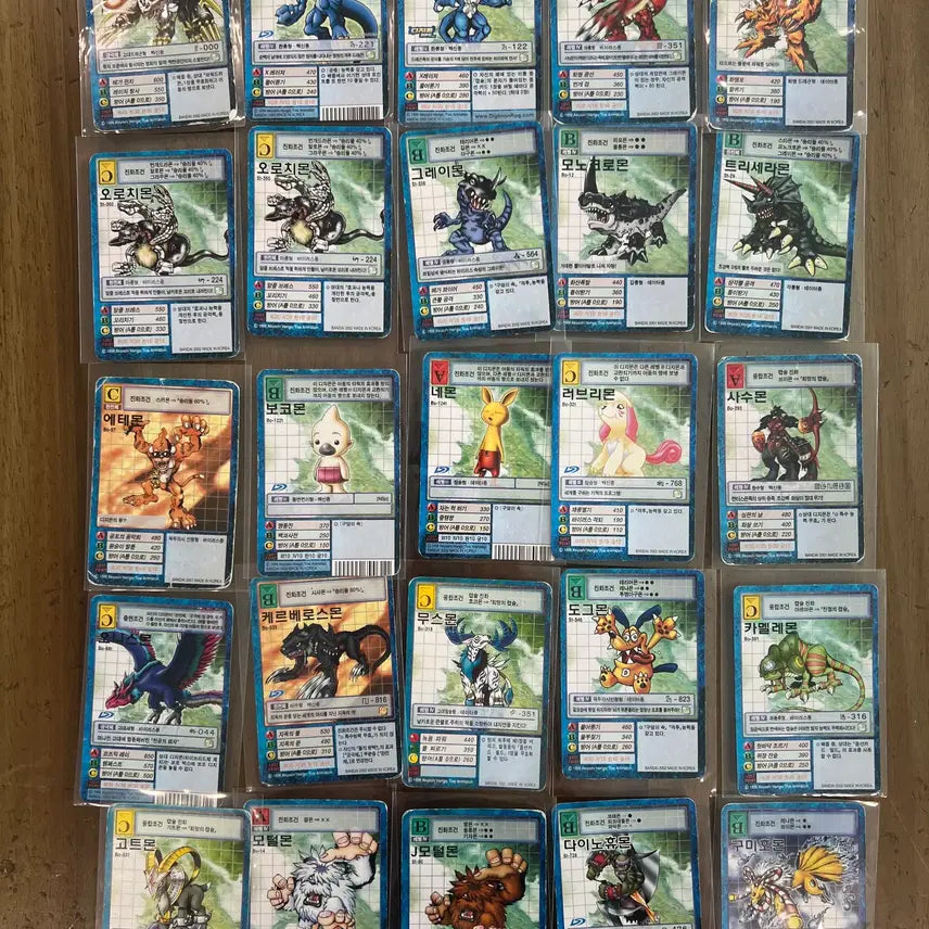 [BUNJANG] Digimon Card Collection (24 Cards) / 디지몬 카드 모음 5 (24장)