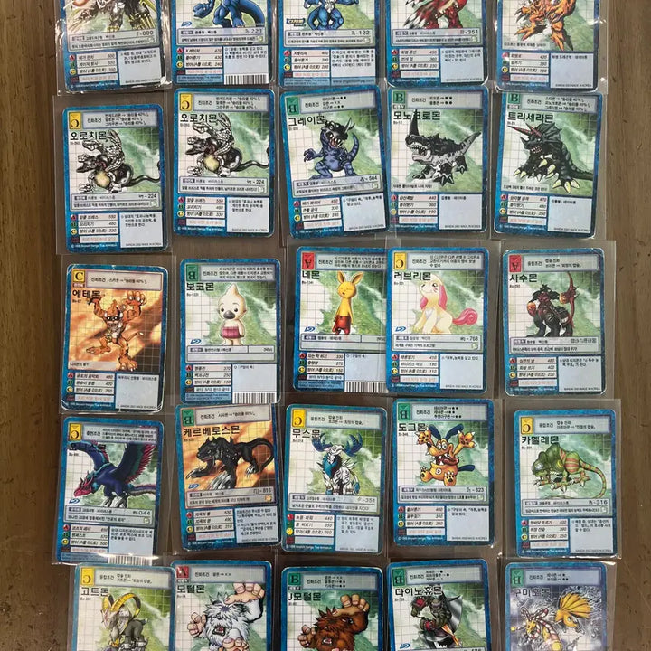 [BUNJANG] Digimon Card Collection (24 Cards) / 디지몬 카드 모음 5 (24장)
