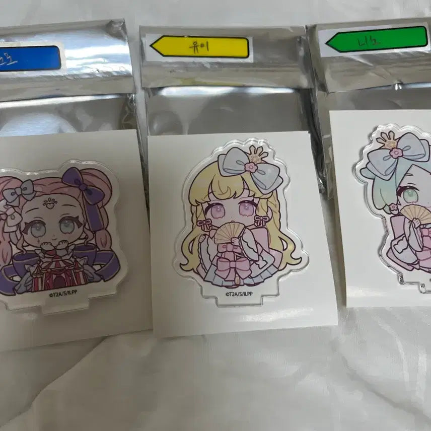 [BUNJANG] Pripara Eeo Yui Nino Pororo Acrylic Standee / 현물) 프리파라 eeo 유이 니노 포로로 아크릴