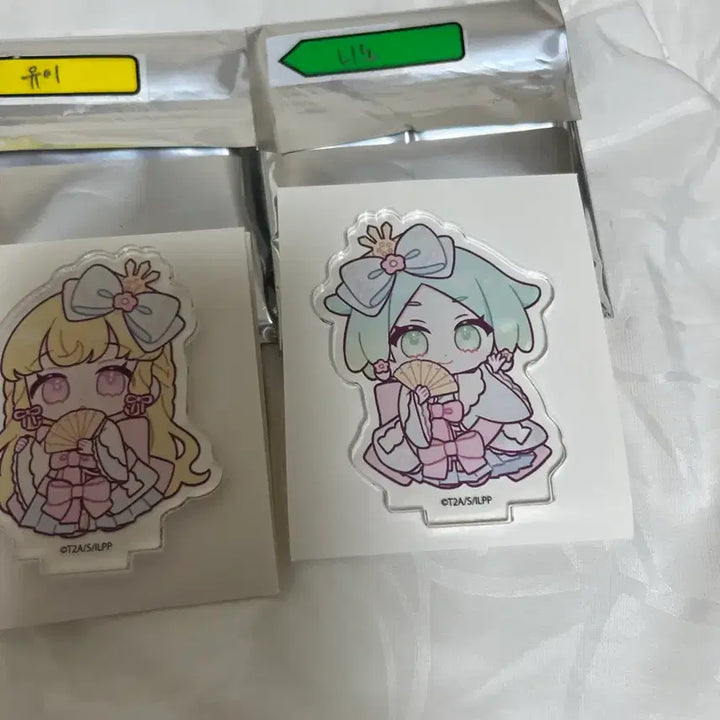 [BUNJANG] Pripara Eeo Yui Nino Pororo Acrylic Standee / 현물) 프리파라 eeo 유이 니노 포로로 아크릴