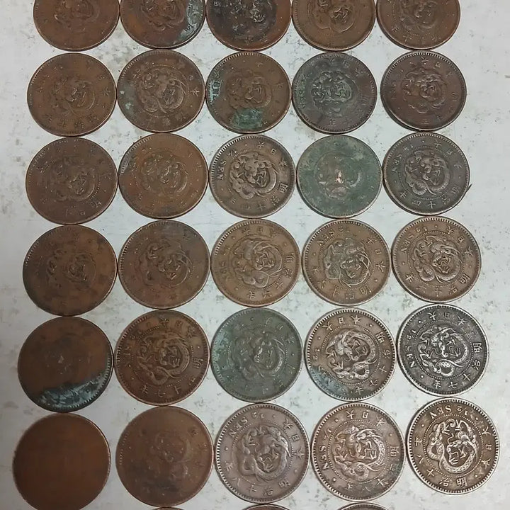 [BUNJANG] Japanese Meiji Period Coin Collection / 일본 명치 용 반전 39점 분양