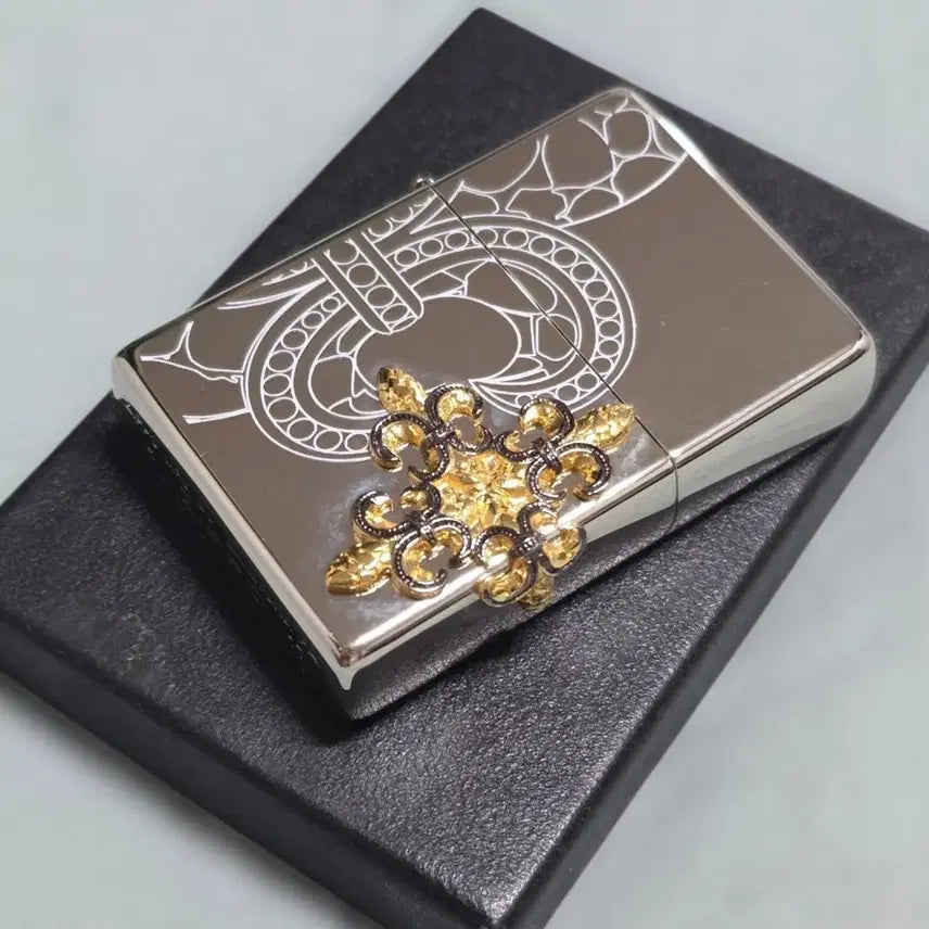 [BUNJANG] Zippo Lighter Silver Chrome Metal / 지포 라이터 실버 크롬메탈