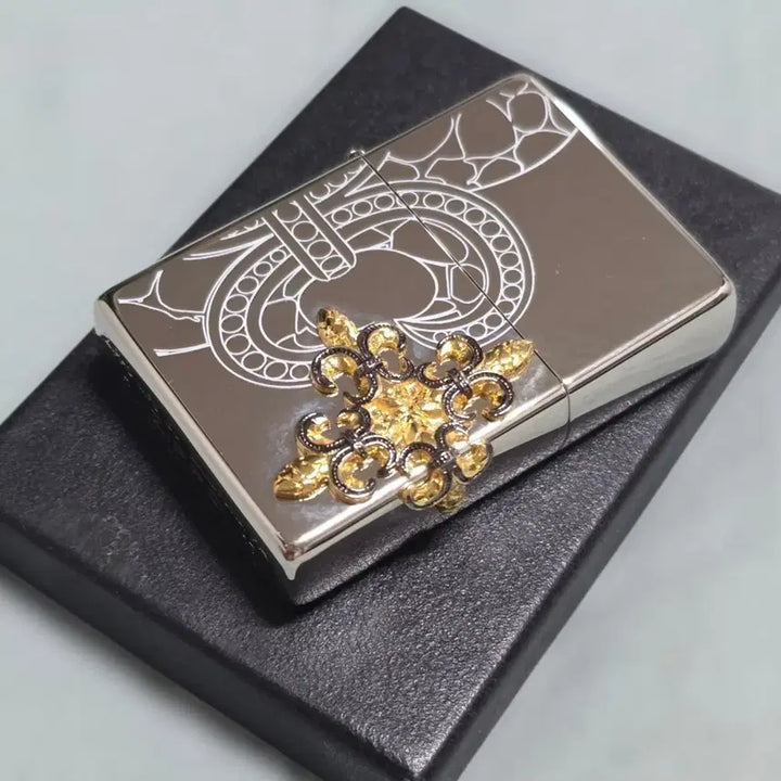 [BUNJANG] Zippo Lighter Silver Chrome Metal / 지포 라이터 실버 크롬메탈