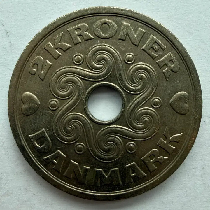 [BUNJANG] 1993 Denmark 2 Kroner Coin / 1993년 덴마크 2크로네 동전 S3321