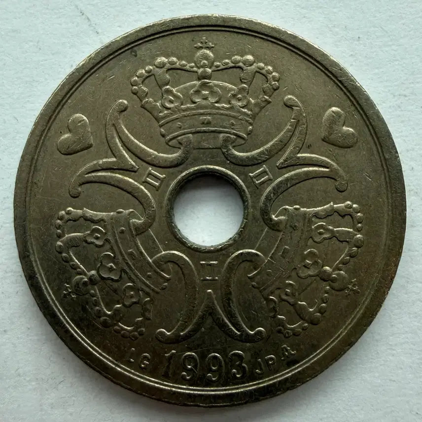 [BUNJANG] 1993 Denmark 2 Kroner Coin / 1993년 덴마크 2크로네 동전 S3321
