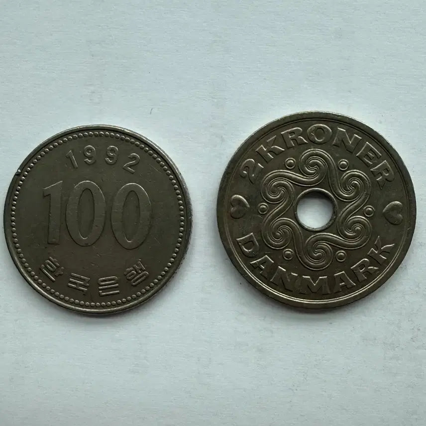 [BUNJANG] 1993 Denmark 2 Kroner Coin / 1993년 덴마크 2크로네 동전 S3321