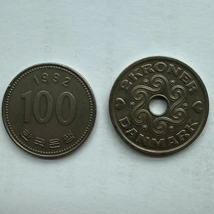 [BUNJANG] 1993 Denmark 2 Kroner Coin / 1993년 덴마크 2크로네 동전 S3321