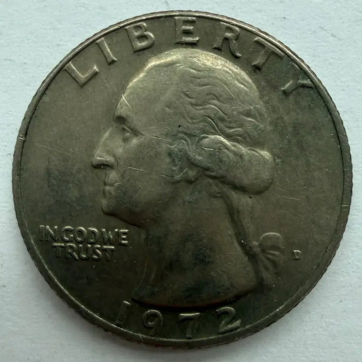 [BUNJANG] 1972 US Quarter Dollar Coin / 1972년 미국 쿼터달러 동전 S3322