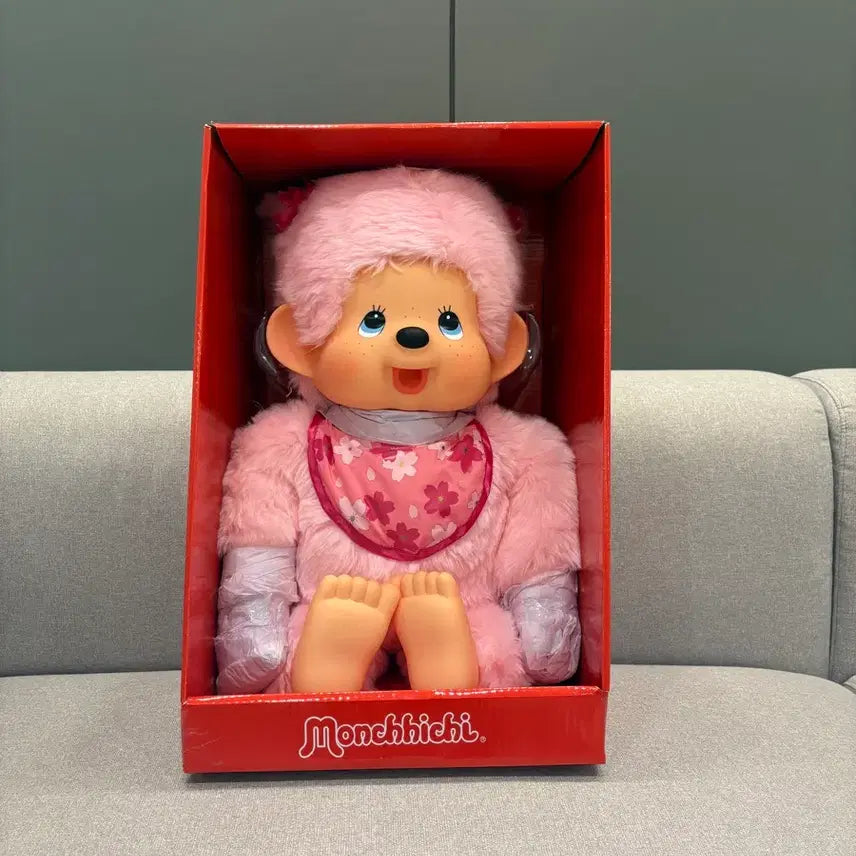 [BUNJANG] Sakura Monchhichi Large 2L Plush / (할인!! 사진참고) 초대형 사쿠라 몬치치 2L