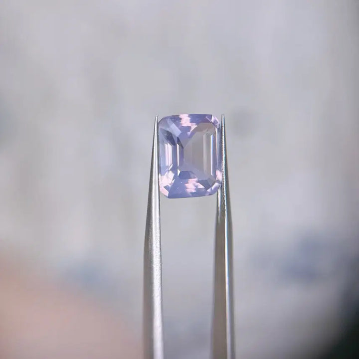 [BUNJANG] Lavender Moon Quartz Emerald Cut 5.18ct Gemstone / 라벤더 문 쿼츠 / 라문쿼 에메랄드 컷 5.18ct