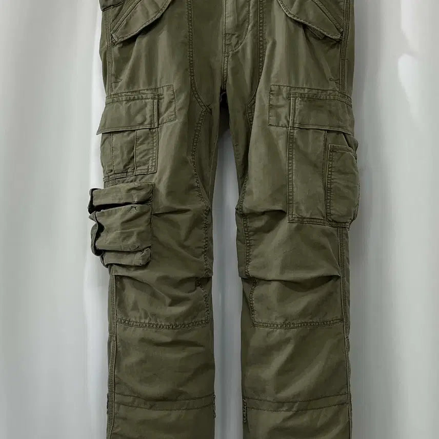 [BUNJANG] Polo Ralph Lauren Olive Archive Milspec Utility Cargo Pants / 폴로 랄프로렌 올리브 067 아카이브 밀스펙 유틸리티 탄창 카고 팬츠