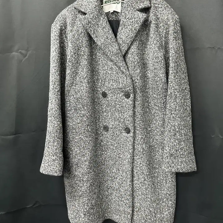 [BUNJANG] KENZO Grey Wool Coat / KENZO 겐조 회색 모직 코트