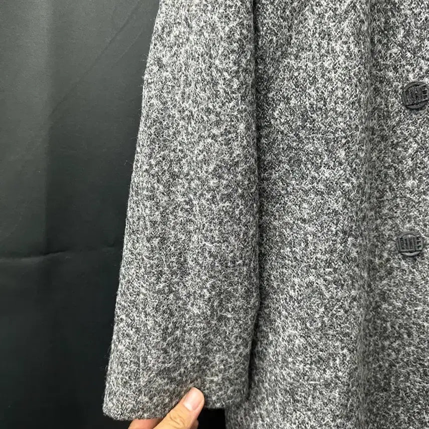[BUNJANG] KENZO Grey Wool Coat / KENZO 겐조 회색 모직 코트