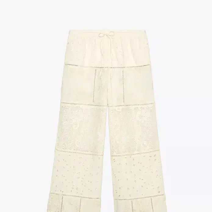 [BUNJANG] Zara ZW Collection Embroidered Patchwork Pants XS / 미착용새상품 / 자라 자수 패치워크 팬츠 ZW 컬렉션 XS사이즈