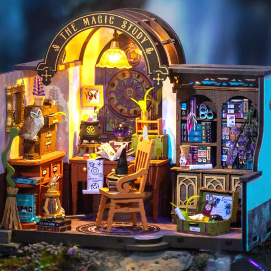 [BUNJANG] Rolife Magic Library Miniature House Kit (Sealed) / DIY 미니어처 하우스 로라이프 마법서재 마법사 미개봉 처분합니다