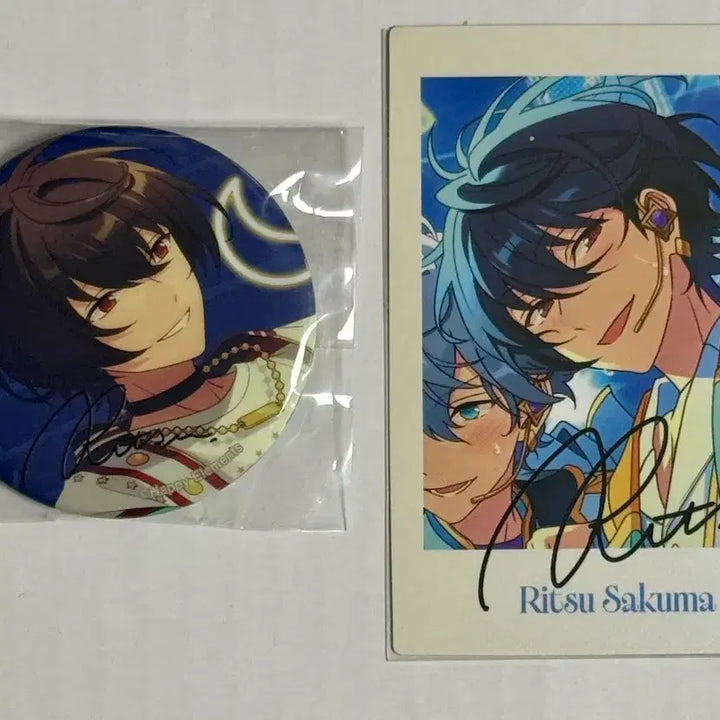 [BUNJANG] Ensemble Stars! Sakuma Rei 7th Anniversary Can Badge &amp; 10th Anniversary Photo Shot Bundle Set / 일괄) 앙스타 앙상블스타즈 사쿠마 리츠 7주년 캔뱃지, 10주년 파샷츠
