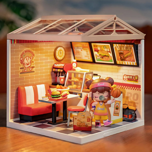 [BUNJANG] Rolife Hamburger Shop Miniature House Kit (Sealed) / DIY 미니어처 하우스 로라이프 햄버거 가게 미개봉 처분합니다
