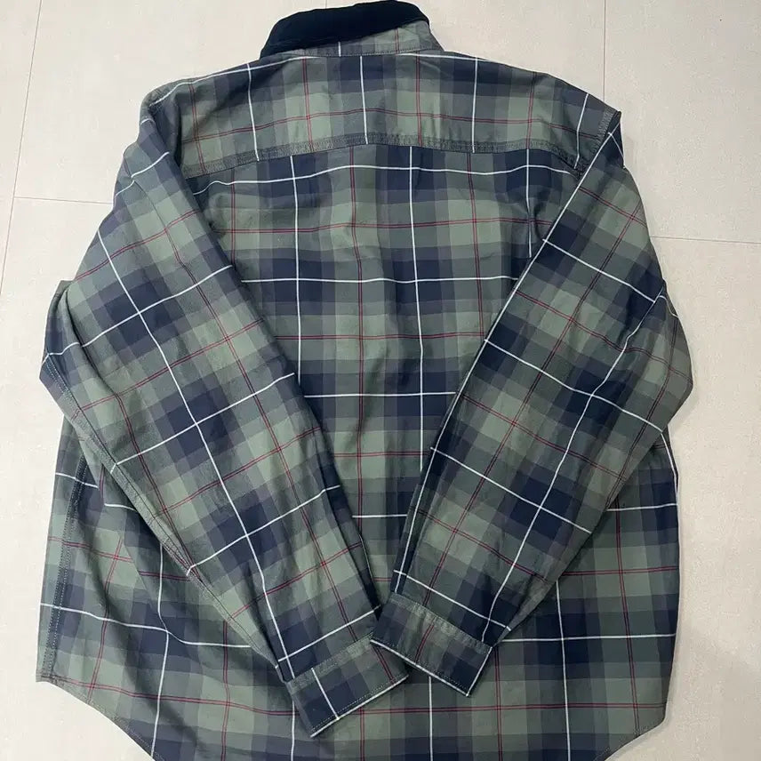 [BUNJANG] BEAMS Checkered Shirt with Elbow Patches / [L] 빔즈 BEAMS 체크 셔츠 + 팔꿈치 패치