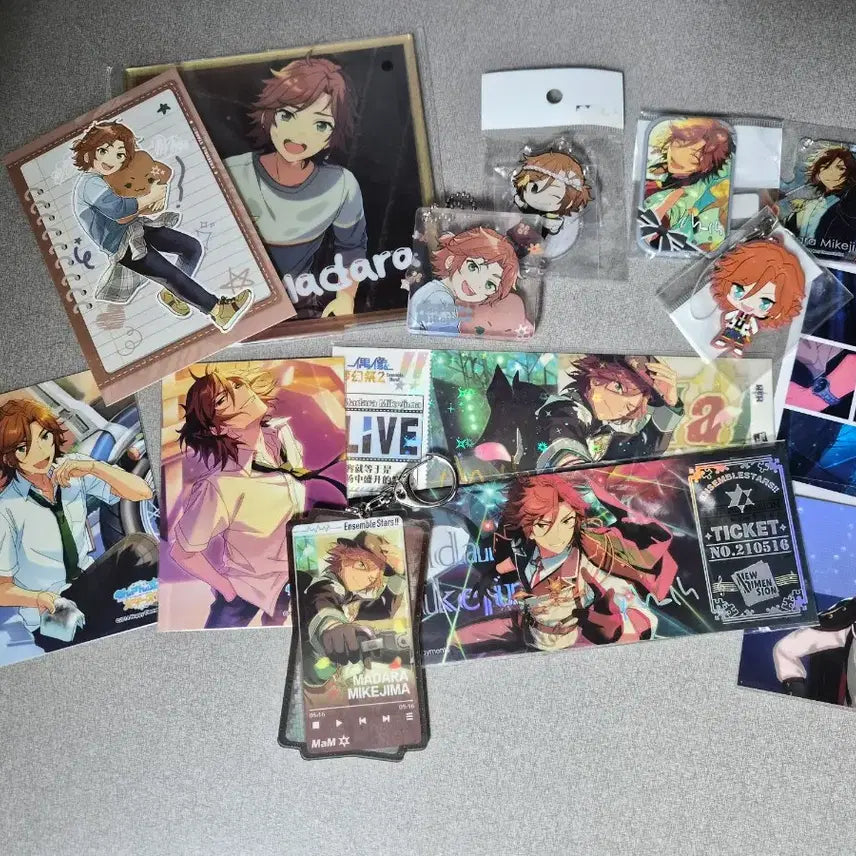 [BUNJANG] Ensemble Stars Mikage Madara Bundle Set / [일괄] 앙상블 스타즈 미케지마 마다라 굿즈
