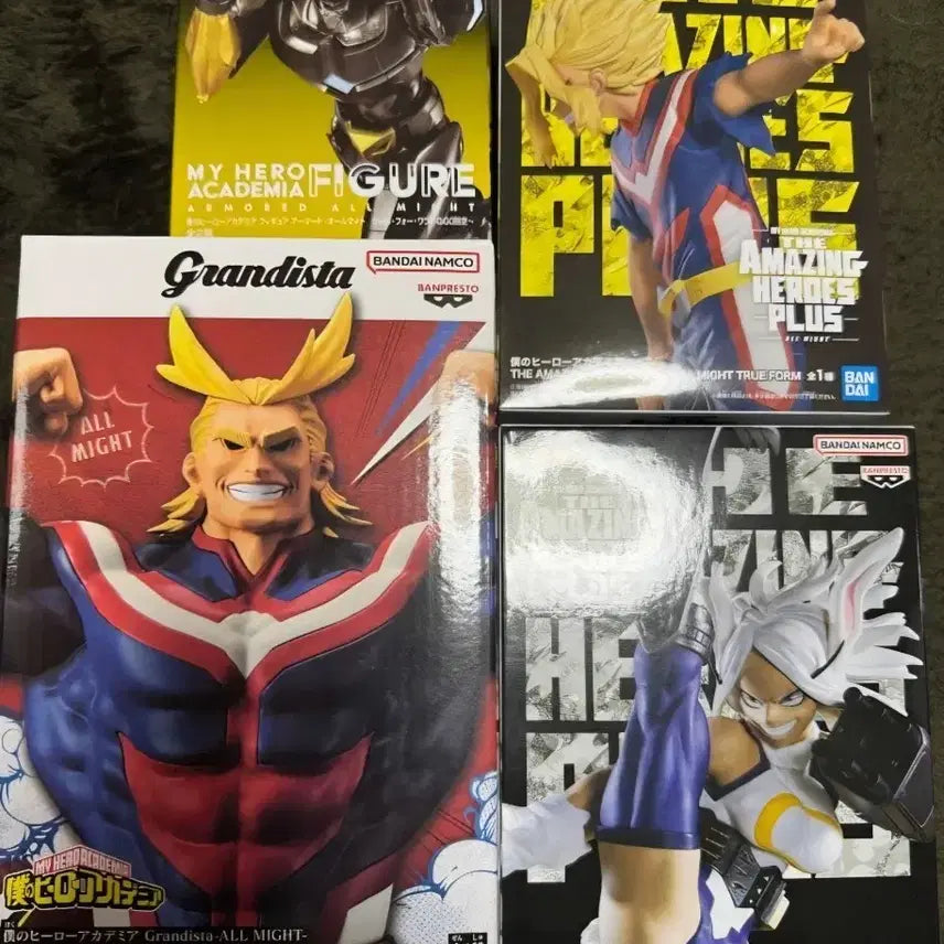[BUNJANG] My Hero Academia 4-Figure Bundle Set (Sealed) / 일괄,미개봉)나히아 피규어 4종