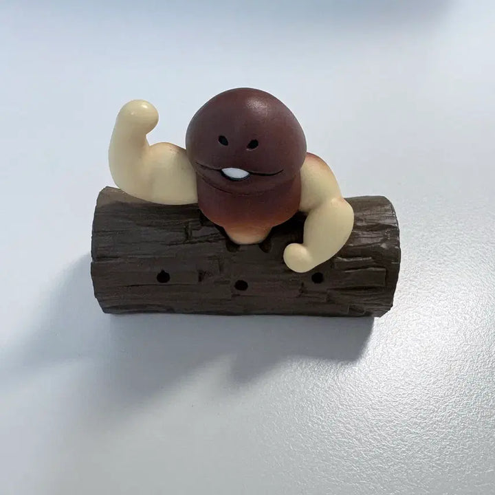 [BUNJANG] Vintage Nameko Mushroom Wooden Figure Set / 일괄) 고전 나메코 버섯 나무 피규어 세트