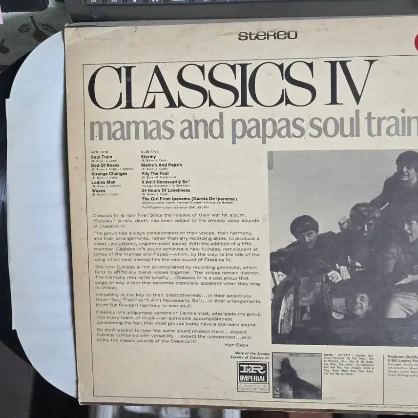 [BUNJANG] The Classics IV Mamas and Papas/Soul Train LP / Classic IV_Mamas Papas/Soul Train_LP US