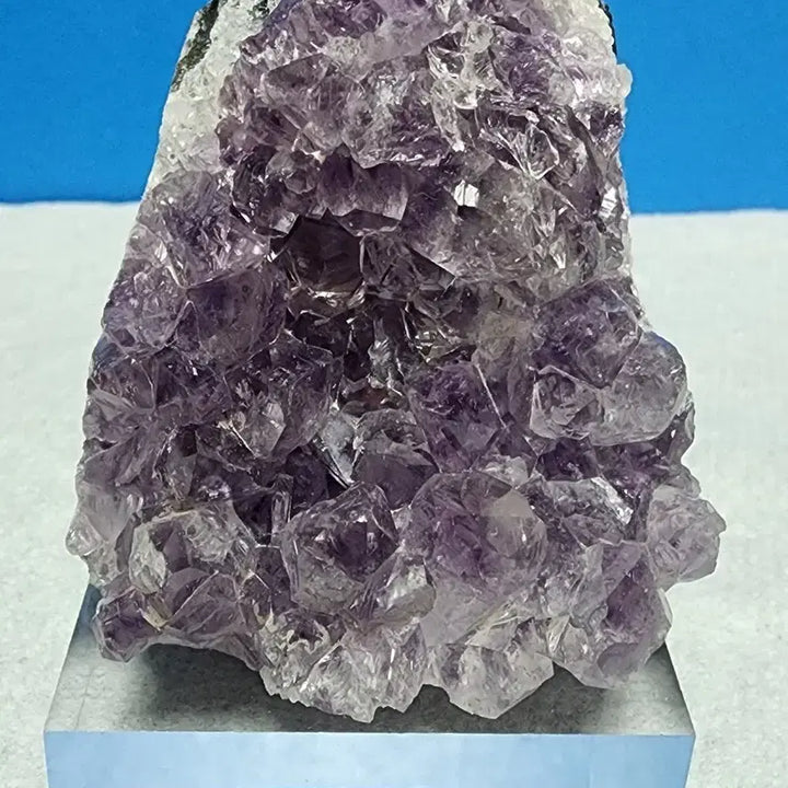 [BUNJANG] Natural Amethyst Cluster Raw Stone with Stand / 천연 자수정 클러스터 원석+받침대