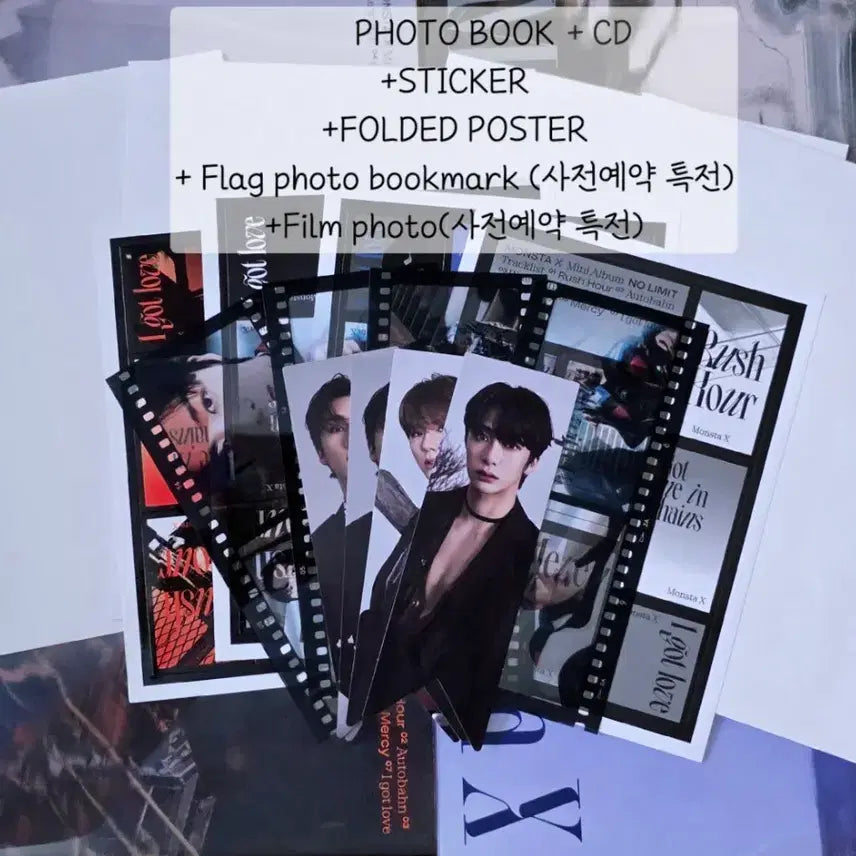 [BUNJANG] MONSTA X No Limit Album Set + Fanclub 7th Kit + Official Store Exclusive / 몬스타엑스 No limit 앨범 세트(공홈 특전포함)+ 팬클럽 7기 키트