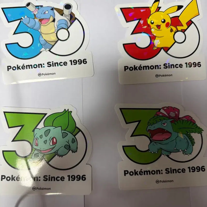 [BUNJANG] Pokemon 30th Anniversary Sticker Set / 포켓몬 30주년 스티커