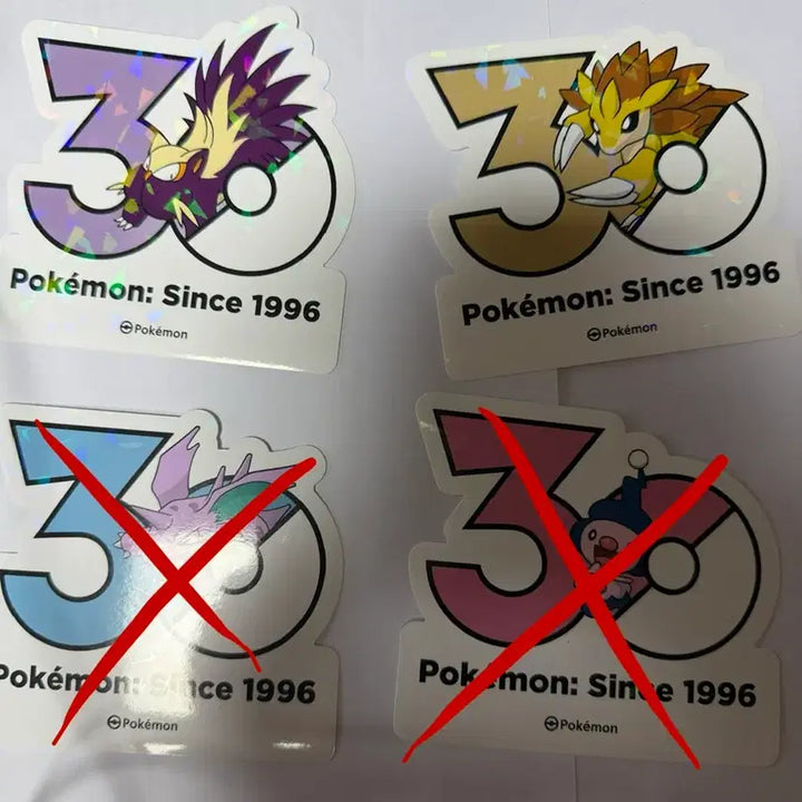 [BUNJANG] Pokemon 30th Anniversary Sticker Set / 포켓몬 30주년 스티커