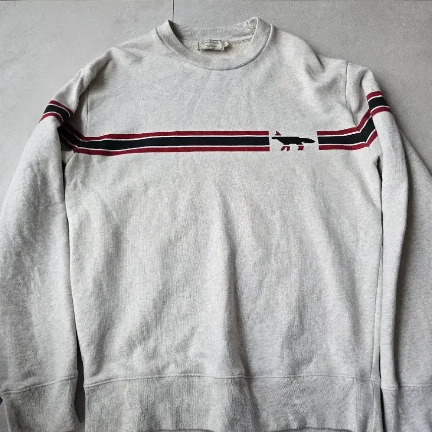 [SOLD OUT] 메종키츠네 폭스헤드 맨투맨 M100