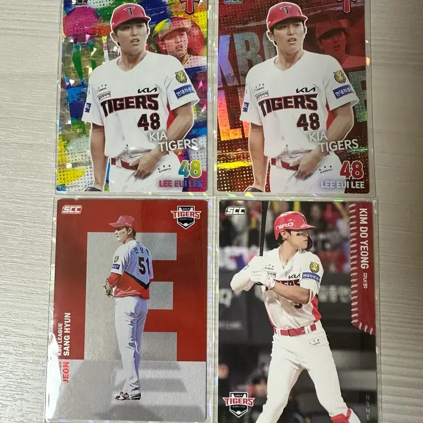 [BUNJANG] Kia Tigers KBO Baseball Player Cards Bundle Set (Lee Eui-ri, Kim Do-young, Jeon Sang-hyun) / 기아 kbo 카드 (이의리/김도영/전상현) 일괄