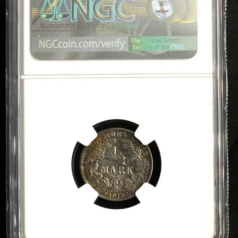 [BUNJANG] German Empire 1918A 1/2 Mark Silver Coin (NGC MS63) / 1918A 독일 제국 1/2 마르크 NGC MS63