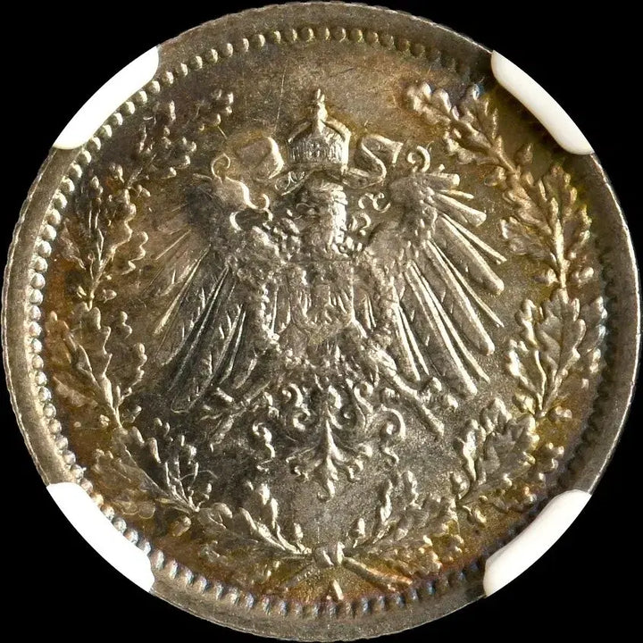 [BUNJANG] German Empire 1918A 1/2 Mark Silver Coin (NGC MS63) / 1918A 독일 제국 1/2 마르크 NGC MS63