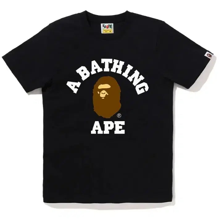 [BUNJANG] BAPE College Short Sleeve T-Shirt / 베이프  반팔 티셔츠