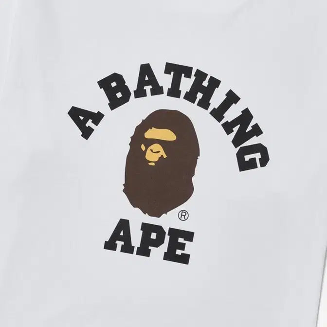 [BUNJANG] BAPE College Short Sleeve T-Shirt / 베이프  반팔 티셔츠