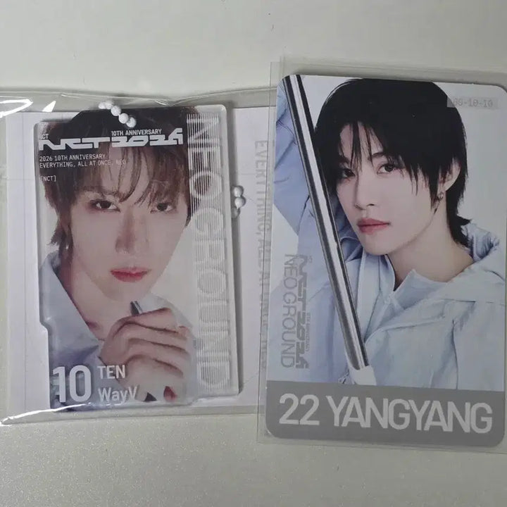 [BUNJANG] NCT WayV Ten Yangyang 10th Anniversary Pop-up Acrylic Keyring Photocard Set / NCT WayV 텐 양양 10주년팝업 아크릴 키링 포카